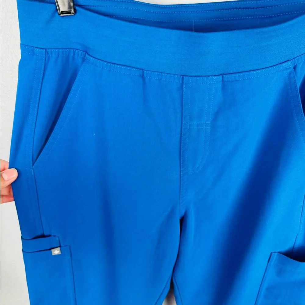 Figs Men’s Axim Royal Blue Cargo Scrub Pants